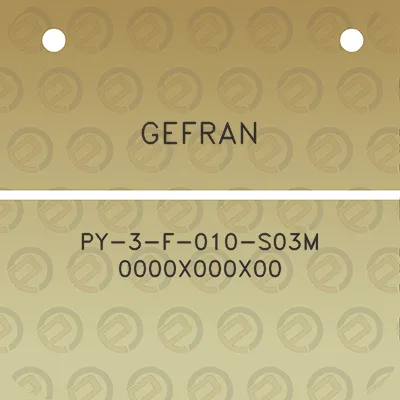 gefran-py-3-f-010-s03m-0000x000x00