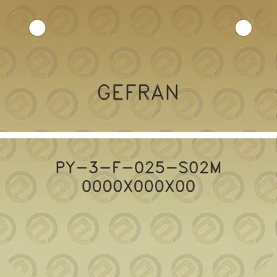 gefran-py-3-f-025-s02m-0000x000x00