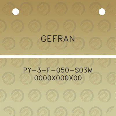 gefran-py-3-f-050-s03m-0000x000x00