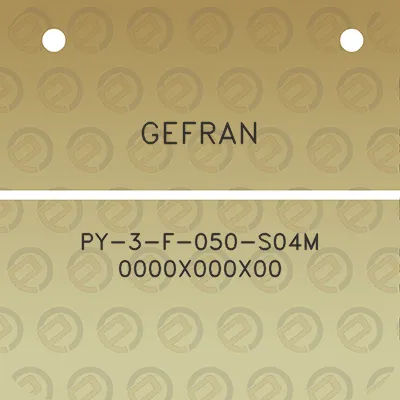 gefran-py-3-f-050-s04m-0000x000x00