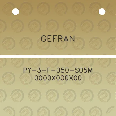 gefran-py-3-f-050-s05m-0000x000x00