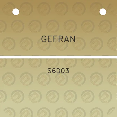 gefran-s6d03