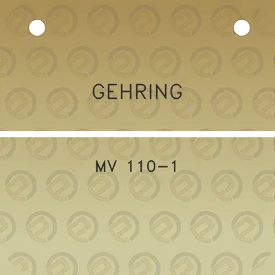 gehring-mv-110-1