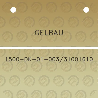 gelbau-1500-dk-01-00331001610