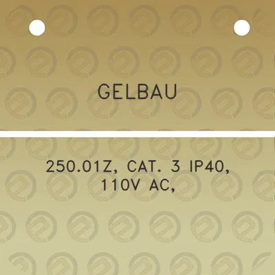 gelbau-25001z-cat-3-ip40-110v-ac