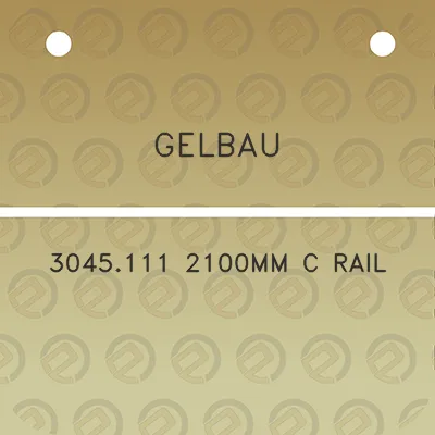 gelbau-3045111-2100mm-c-rail