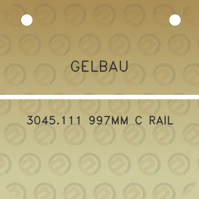 gelbau-3045111-997mm-c-rail