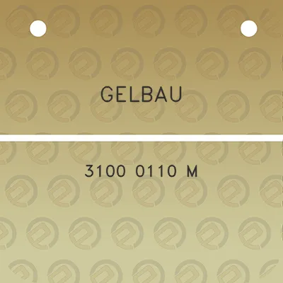 gelbau-3100-0110-m