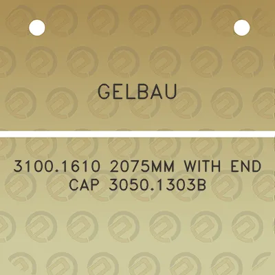 gelbau-31001610-2075mm-with-end-cap-30501303b