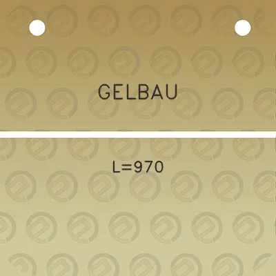 gelbau-l970