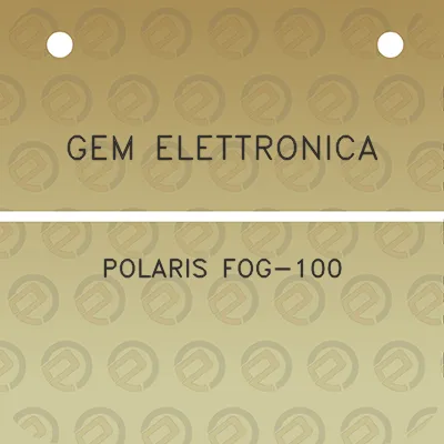 gem-elettronica-polaris-fog-100