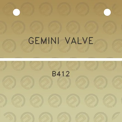 gemini-valve-b412