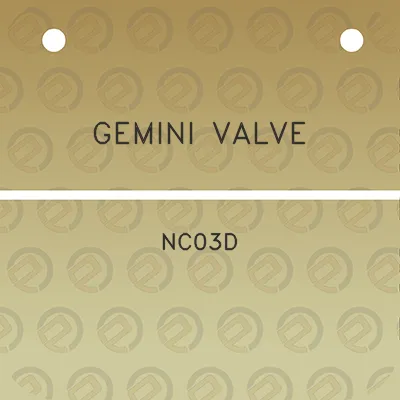 gemini-valve-nc03d