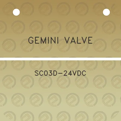 gemini-valve-sc03d-24vdc