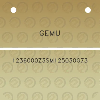 gemu-1236000z3sm125030g73