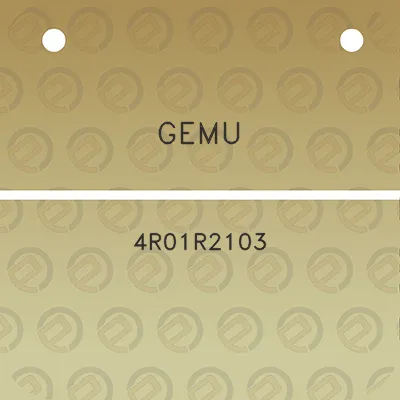 gemu-4r01r2103