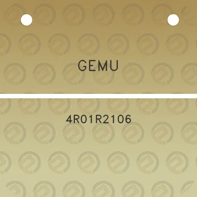 gemu-4r01r2106