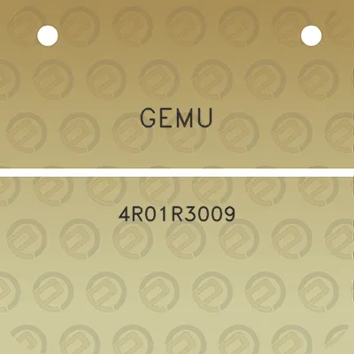 gemu-4r01r3009