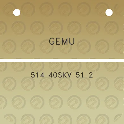 gemu-514-40skv-51-2