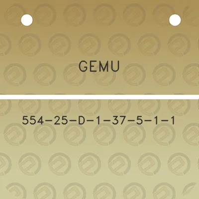 gemu-554-25-d-1-37-5-1-1