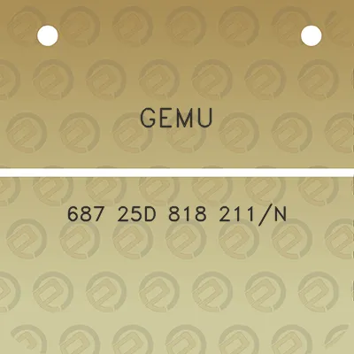 gemu-687-25d-818-211n