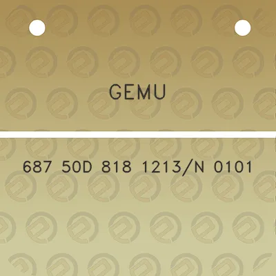 gemu-687-50d-818-1213n-0101