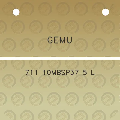 gemu-711-10mbsp37-5-l