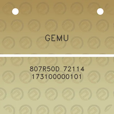 gemu-807r50d-72114-173100000101