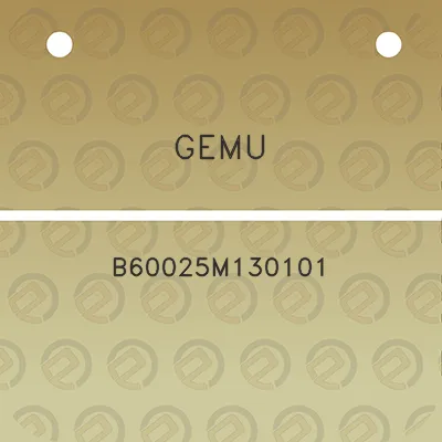 gemu-b60025m130101