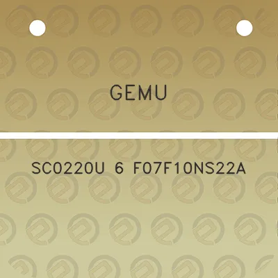 gemu-sc0220u-6-f07f10ns22a