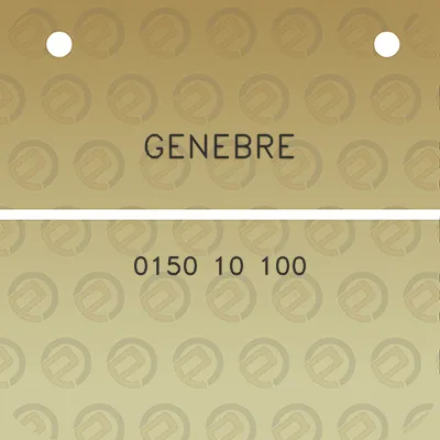 genebre-0150-10-100