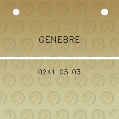 genebre-0241-05-03