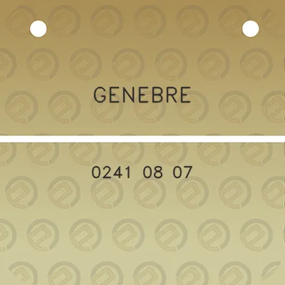 genebre-0241-08-07