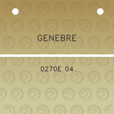 genebre-270e06