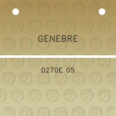 genebre-270e07