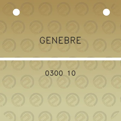 genebre-0300-10