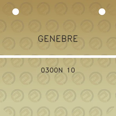 genebre-0300n-10