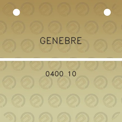 genebre-0400-10