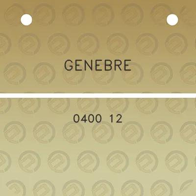 genebre-0400-12