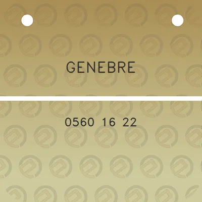 genebre-0560-16-22