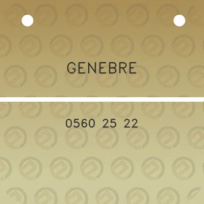 genebre-0560-25-22