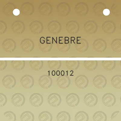 genebre-100012