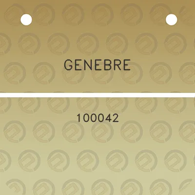 genebre-100042