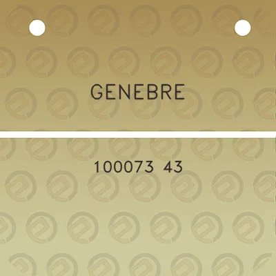 genebre-100073-43