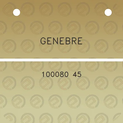 genebre-100080-45