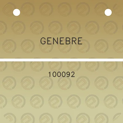 genebre-100092