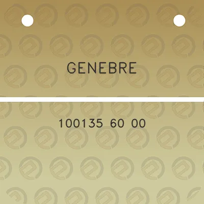 genebre-100135-60-00