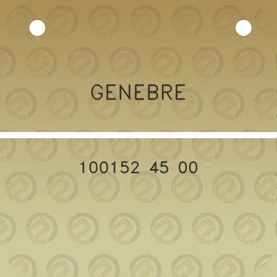 genebre-100152-45-00