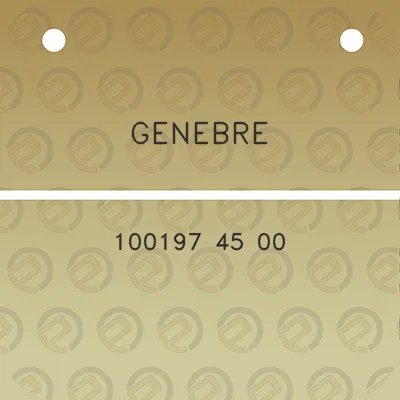 genebre-100197-45-00