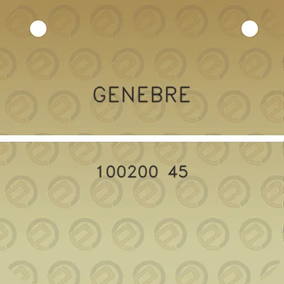 genebre-100200-45